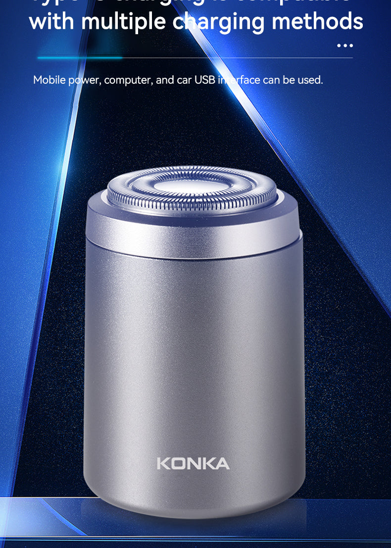 USB Rechargeable Wet-Dry Electric Razor