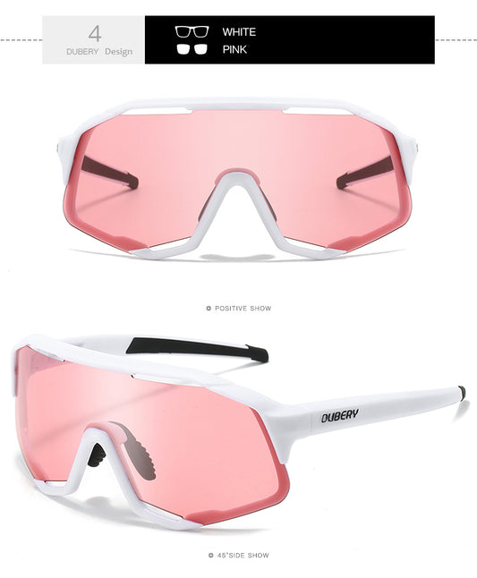 High Quality Men's Sports pink Sunglasses