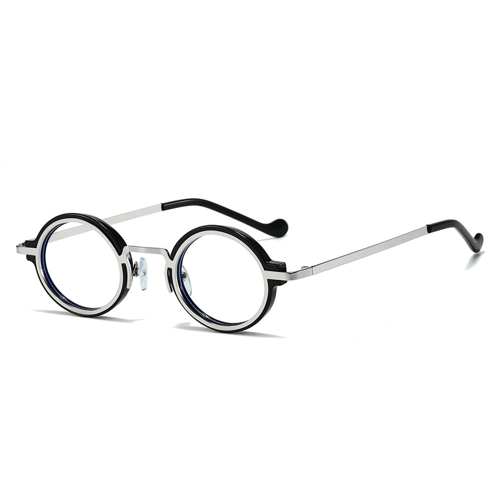 Retro Steampunk Round Sunglasses – Vintage Metal Frame Shades