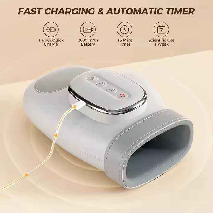 Portable Wireless Hand Massager – Adjustable 5-Level Air Pressure for Finger and Palm Relief