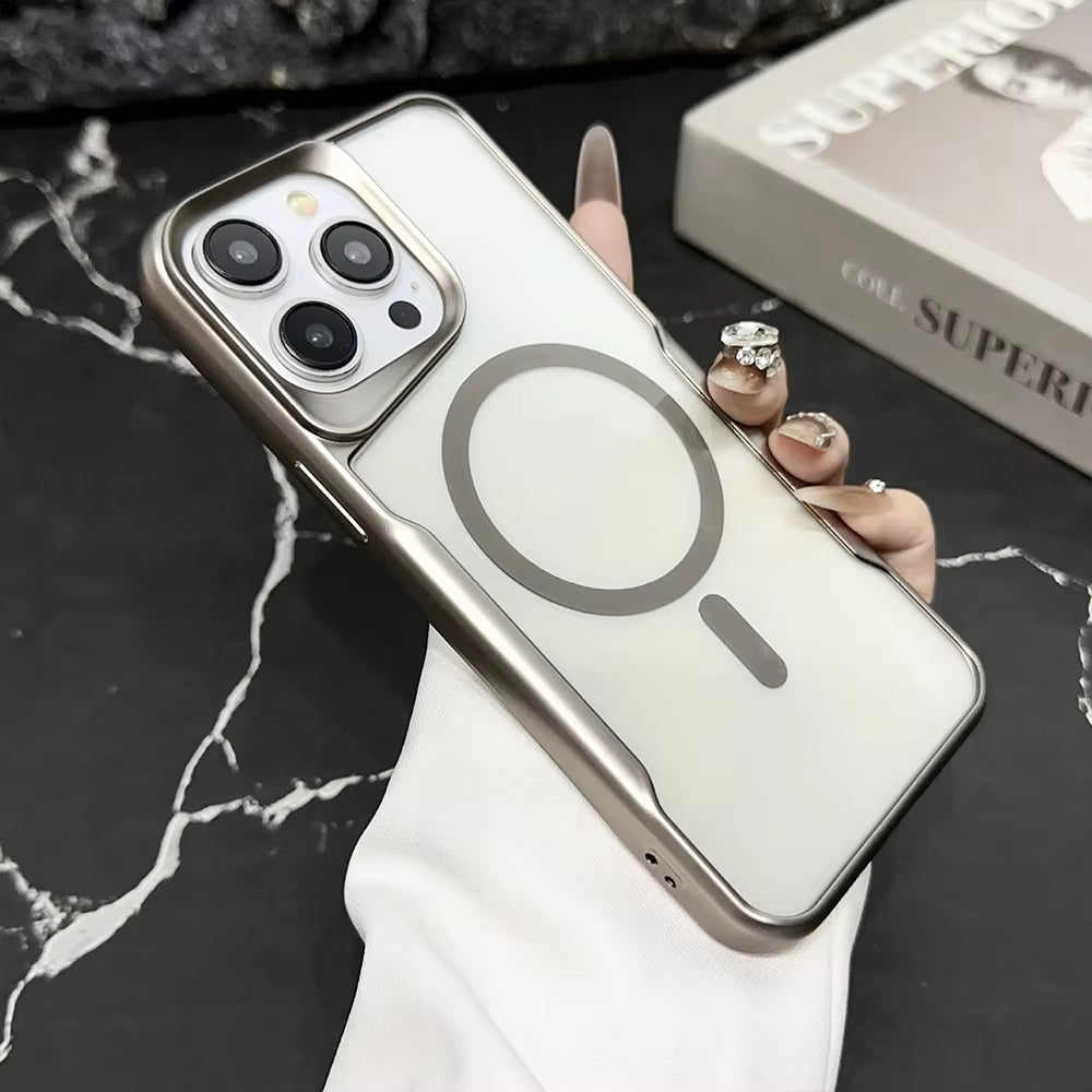 Magnetic Wireless Charging Shockproof Case for iPhone – MagSafe Compatible Protective Cover
