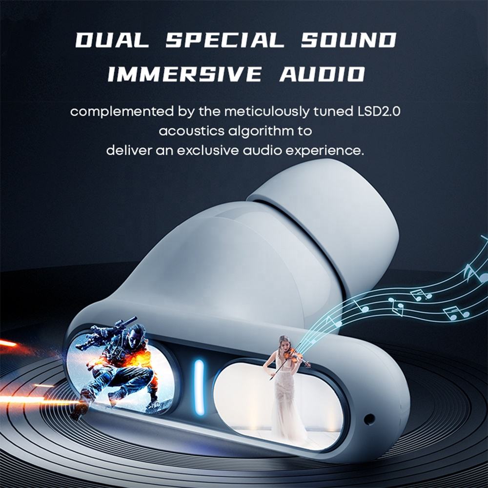 Langsdom Airbuds with ANC & ENC – Super Bass Wireless Gaming Earbuds with Noise Cancellation