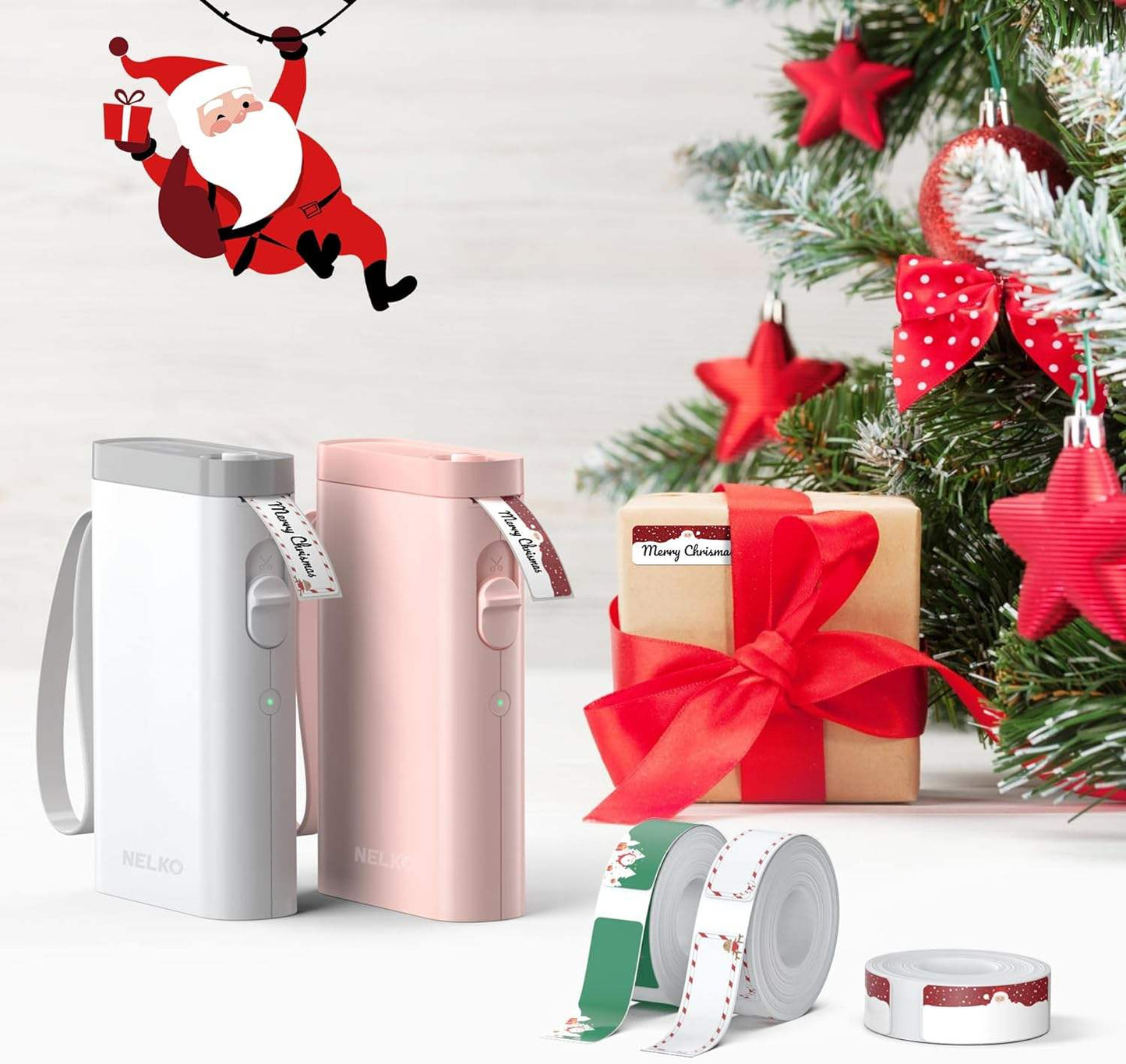 Wireless P21 Mini Label Printer – Portable Bluetooth Label Maker Machine with Tape and Cutter