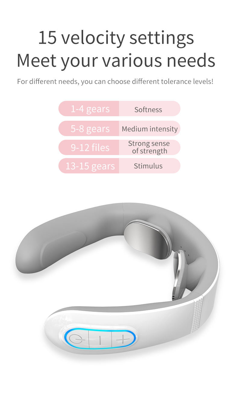 Electric Neck & Shoulder Massager with Heat – Smart Pain Relief Neck Protector for Relaxation & Stress Relief