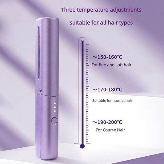 Wireless Hair Straightener & Curler