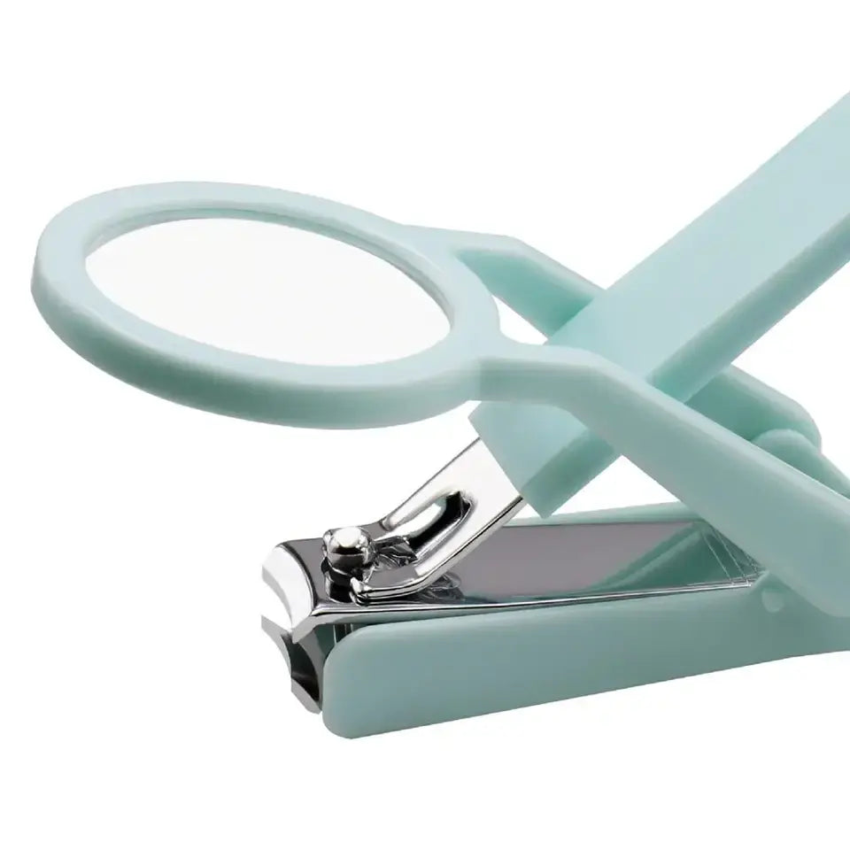 Elderly Nail Clipper with Magnifying Glass – Practical Stainless Steel Anti-Splash Trimmer