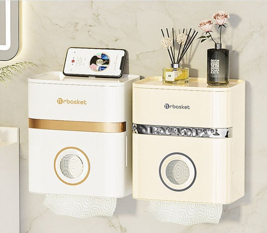 Large Capacity Wall-Mounted Tissue Storage Box