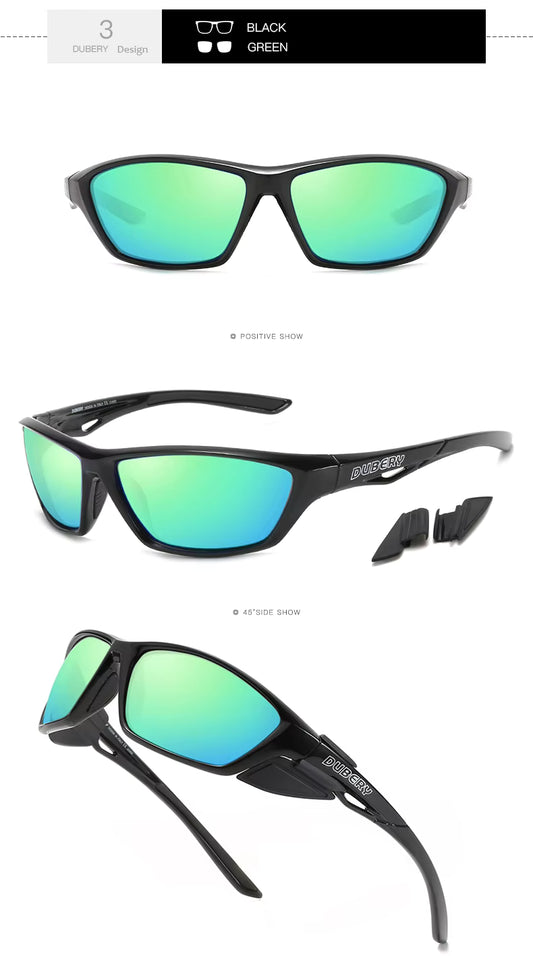 Dubery Polarized Sport Sunglasses – Outdoor Hiking Shades for Men