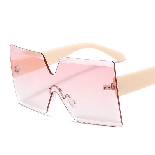 Newest Fashion Ladies One Piece Lens Square Sunglasses