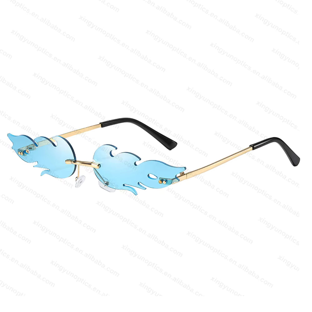 Fire Sunglasses Funny Party Glasses