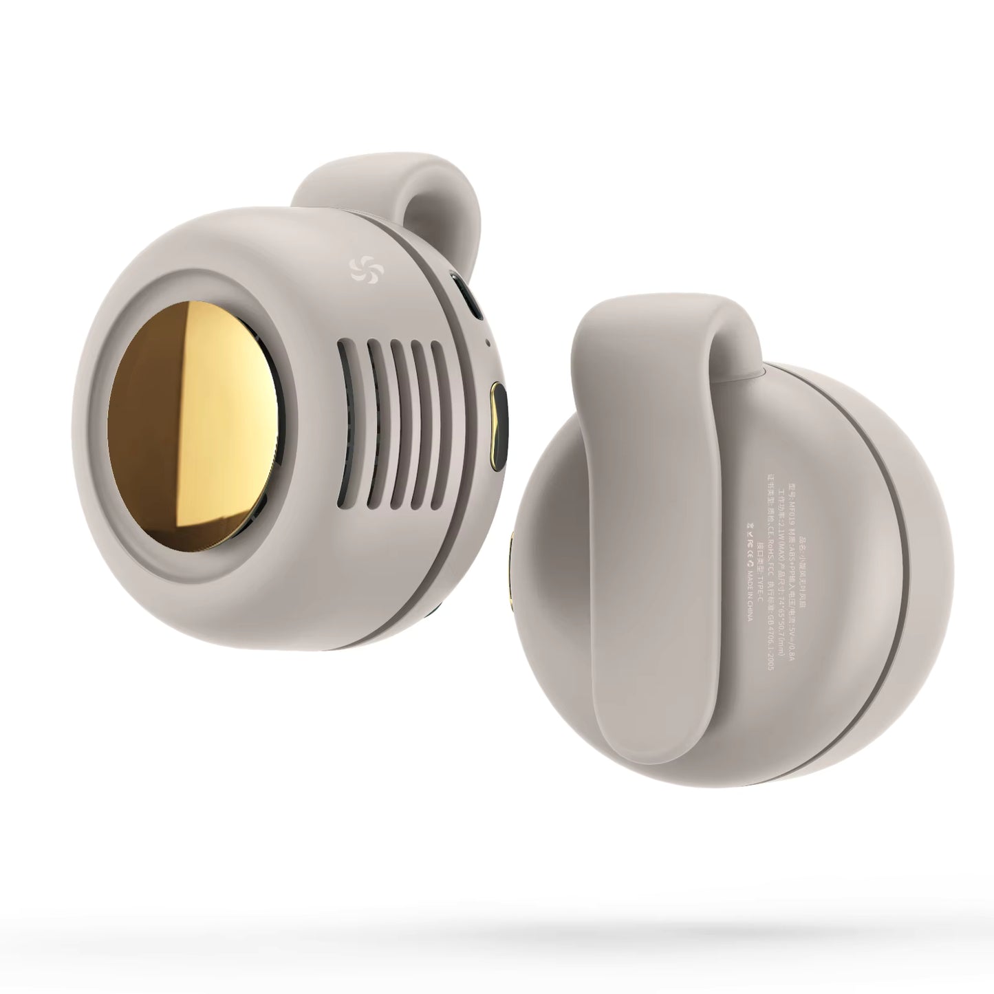 Portable Mini Clip Fan 360° Rotatable Cute Pocket Fan for Outdoor & Travel