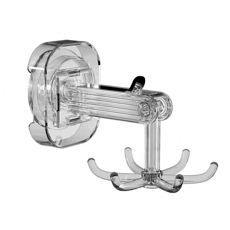 Non-Perforated Kitchen Storage Hook – 360° Rotating Suction Cup Wall Hanger for Utensils & Tools
