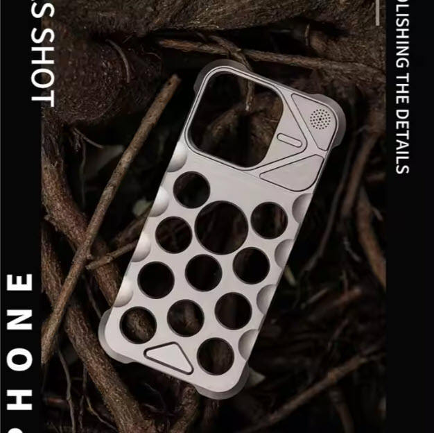 Aluminum Alloy Fragrance iPhone Case – Heat Dissipation, Anti-Scratch, Frameless Cover for iPhone