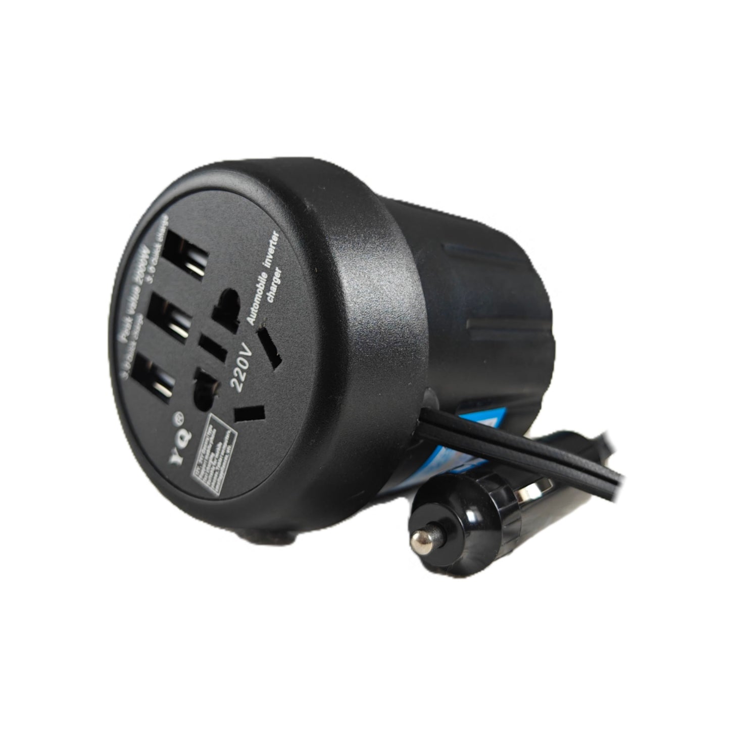 DC 200W Auto Identify Car Power Inverter Converter 12V/24V to 110V/220V Pure Sine Wave Output 50Hz