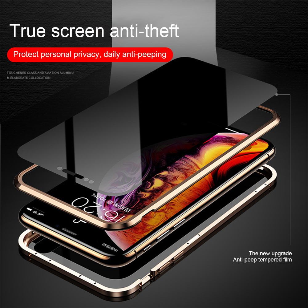 Iphone Eonline Anti-Peeping Metal Magnetic Case