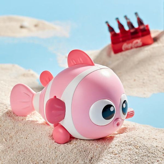 Cute Clown Fish Baby Toy – Interactive Educational Swing Fish