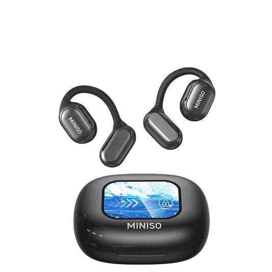 Miniso X30 Touch Screen Bluetooth Headset with Translation Feature, Digital Display & Noise Reduction