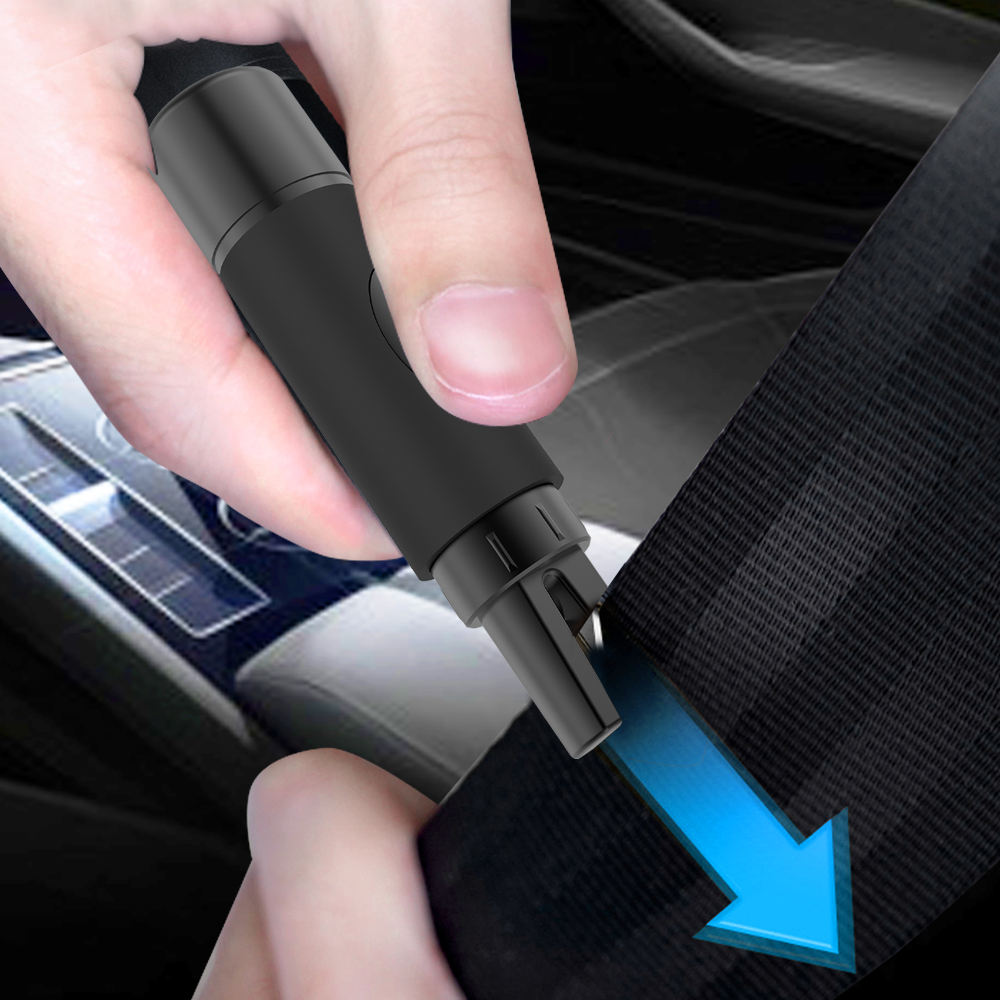 Emergency Car Safety Tool – Window Breaker & Seat Belt Cutter Multi-Function Rescue Tool