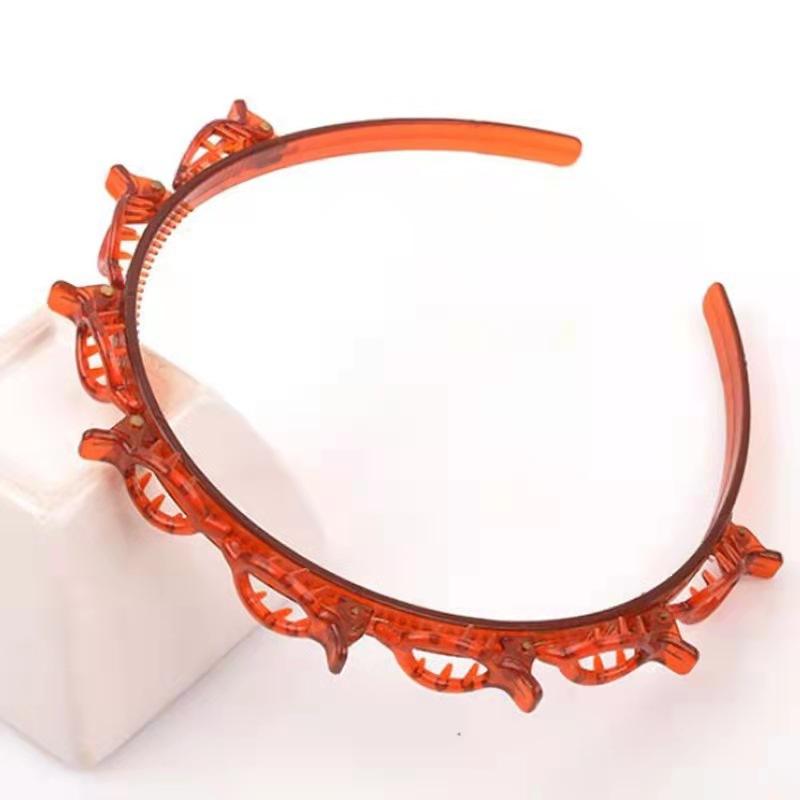 Fashion Hollow-Out Hairband for Women & Girls – Toothed Braided Hair Clip Accessory, Wholesale