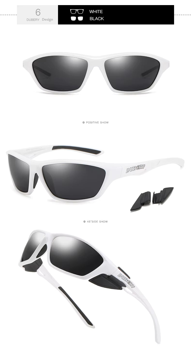 Dubery Polarized Sport Sunglasses – Outdoor Hiking Shades for Men