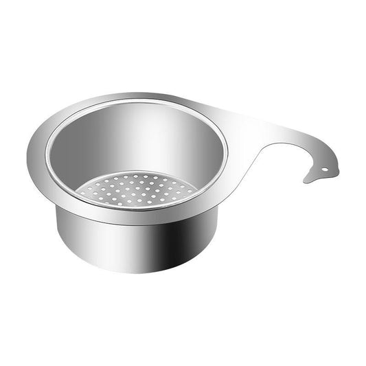Stainless Steel Swan Drain Basket for Kitchen Sink – Fruit & Vegetable Washing Rack
