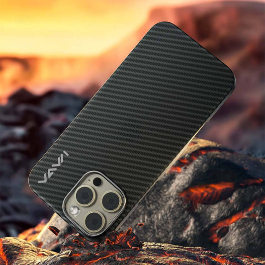 Luxury VAWI Aramid Fiber Magnetic Phone Case for iPhone