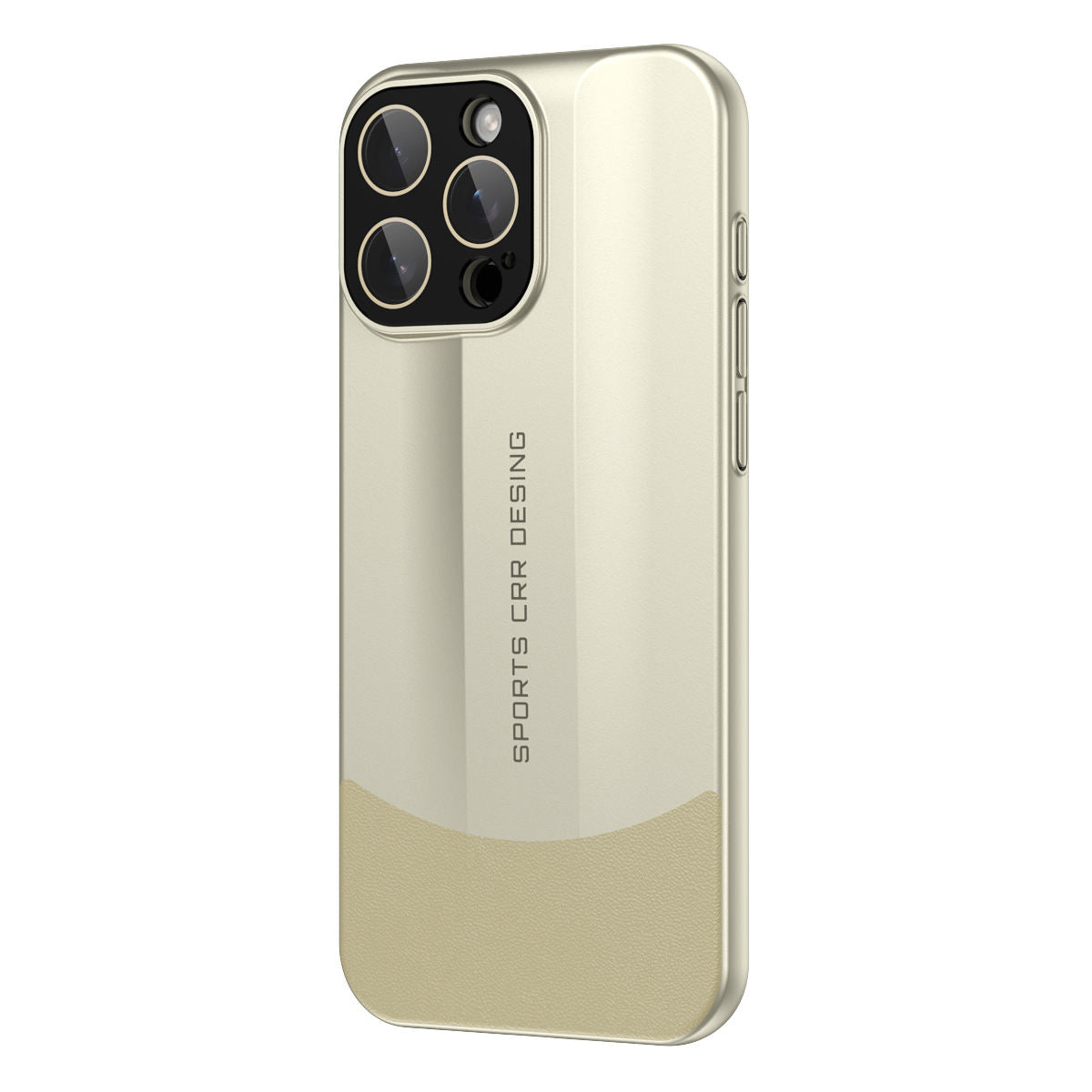 Frosted Transparent Hard PC iPhone Case with PU Leather Bumper & Camera Lens Protector – Fits iPhone 12 to iPhone 16