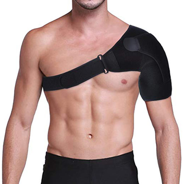Rotator Cuff Shoulder Support Brace – Breathable Adjustable Shoulder Protector Wrap with Flexible Bracket