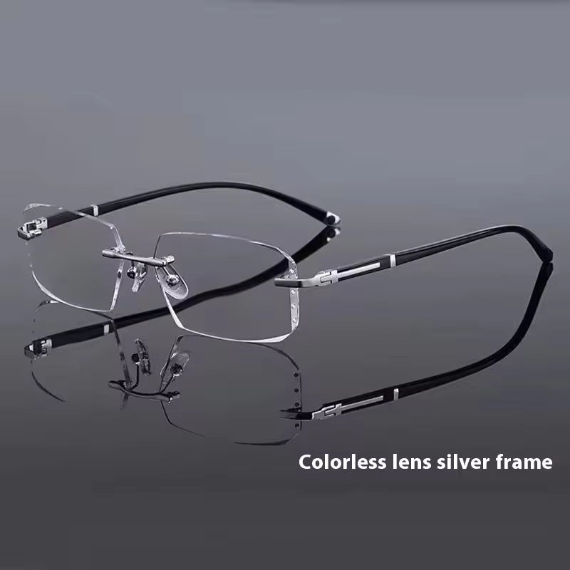 Rimless Anti-Blue Light Reading Glasses
