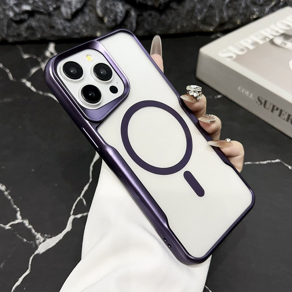 Magnetic Wireless Charging Shockproof Case for iPhone – MagSafe Compatible Protective Cover