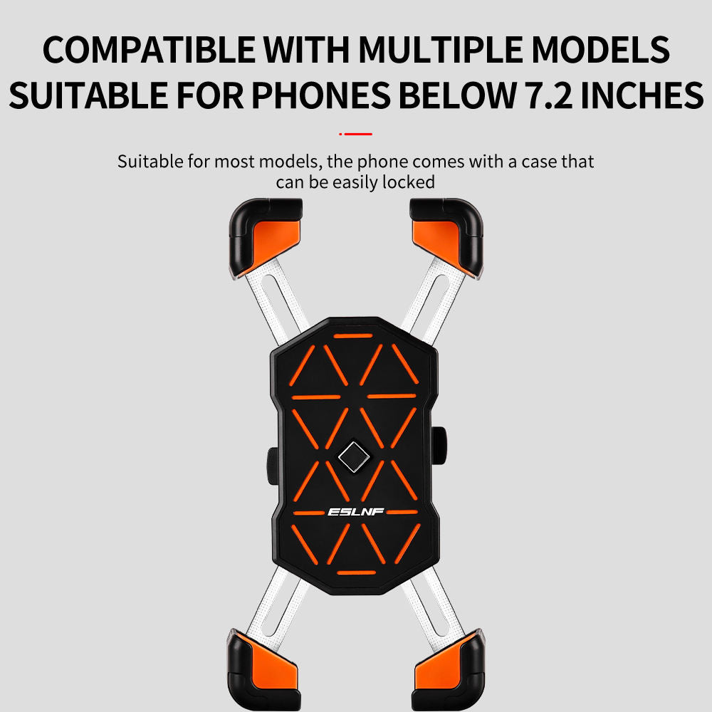 Universal 360 Degree Bike Phone Mount – Quick Release Holder for Motorcycles & Bicycles