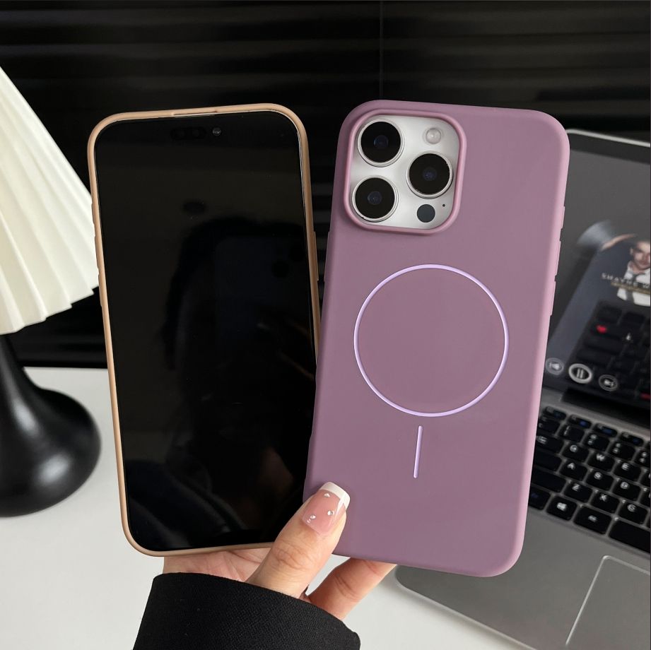 2025 New Magnetic TPU Full Protective Case for iPhone – Wireless Charging Compatible Shell