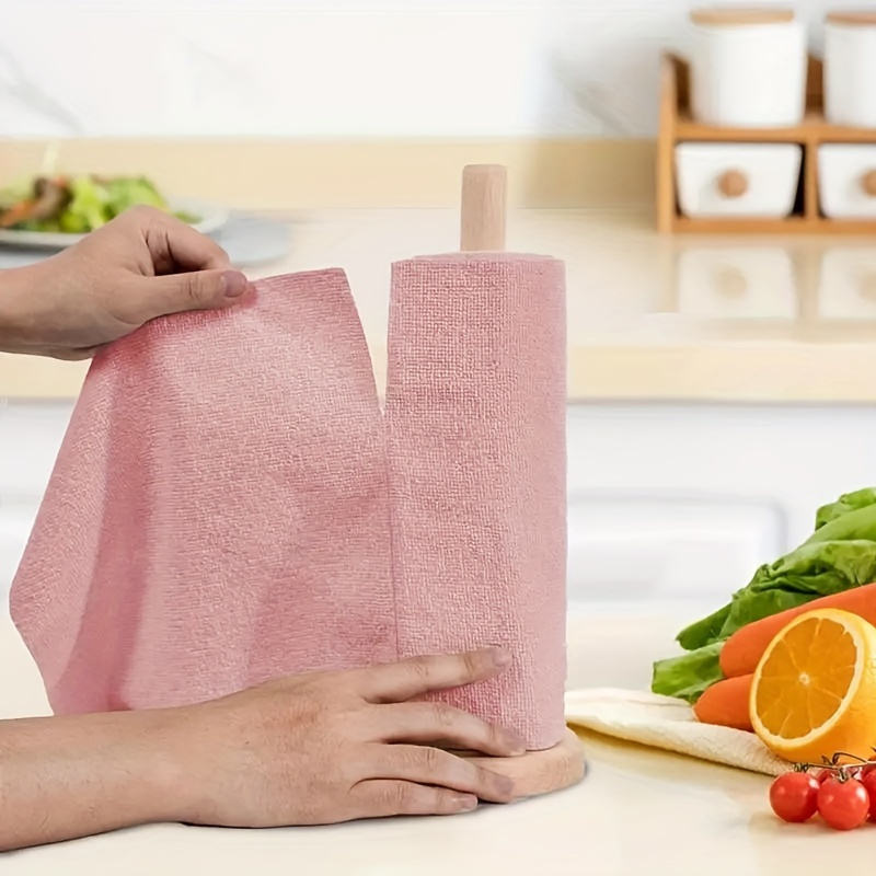 Washable Reusable Microfiber Towel Roll – 25×25cm Tear-Away Cleaning Cloth for Home & Car