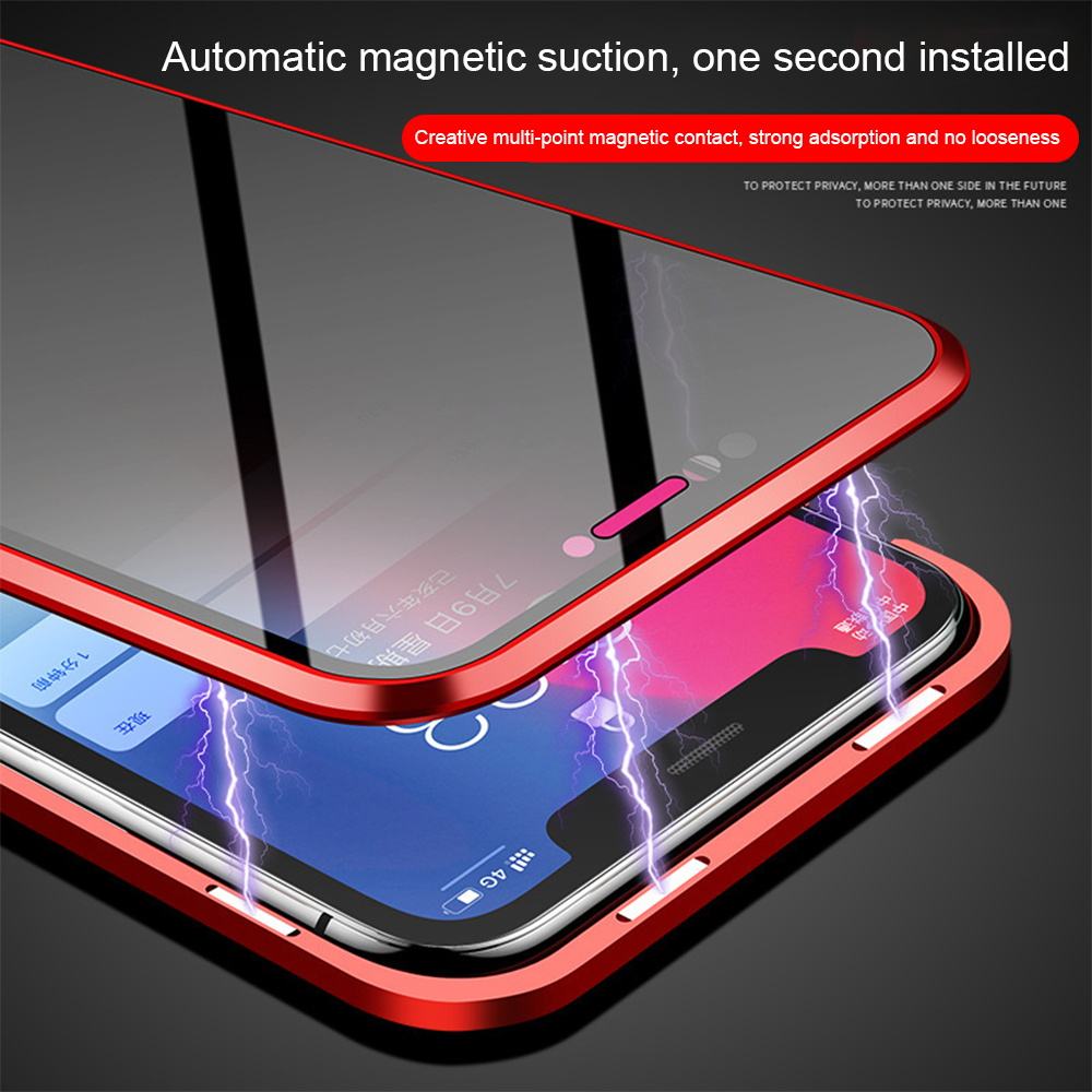 Iphone Eonline Anti-Peeping Metal Magnetic Case