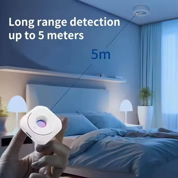 Mini Infrared Hidden Camera Detector – Portable Anti-Spy Finder & Lens Scanner for Hotel Room & Travel Security