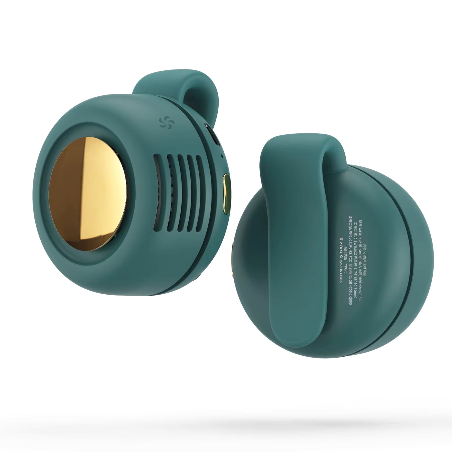 Portable Mini Clip Fan 360° Rotatable Cute Pocket Fan for Outdoor & Travel