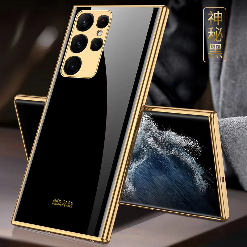 Tempered Glass Shockproof Hard Case for Samsung