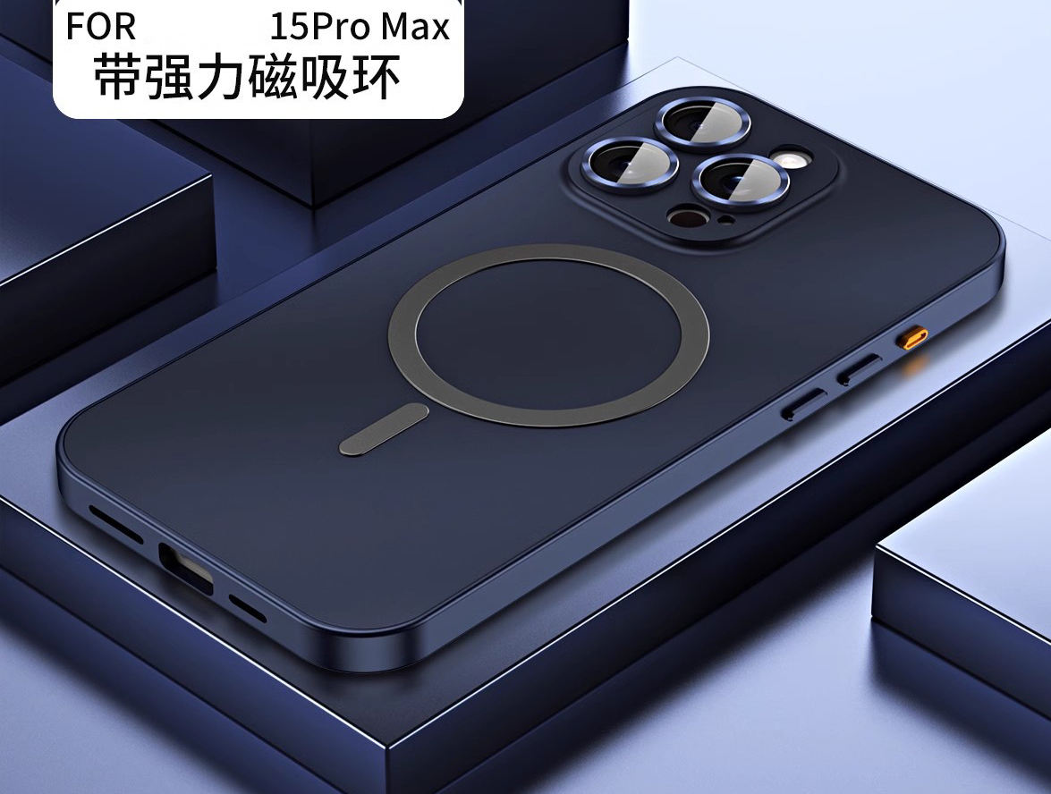 Desert Titanium iPhone 16 &13 Pro Max Case – Metal Shockproof Cover with Magnetic Charging