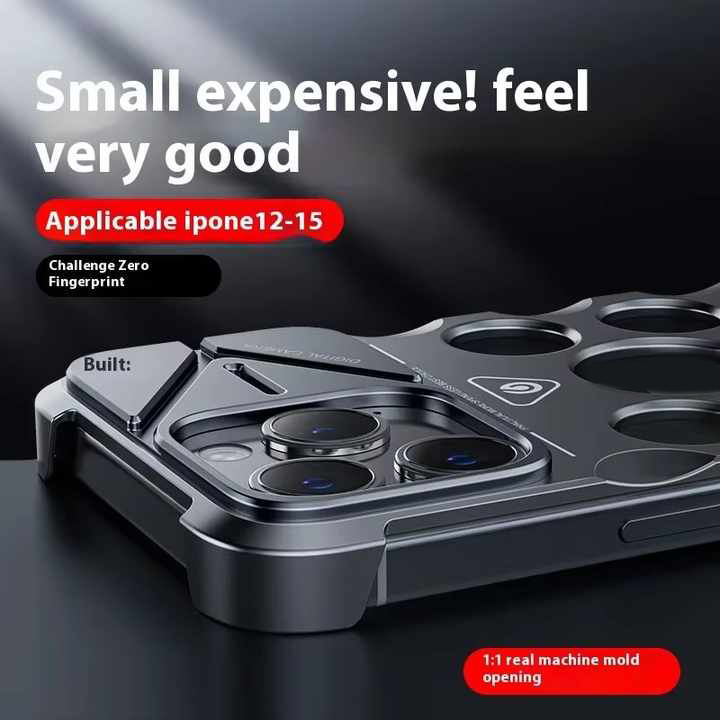 Aluminum Alloy Fragrance iPhone Case – Heat Dissipation, Anti-Scratch, Frameless Cover for iPhone