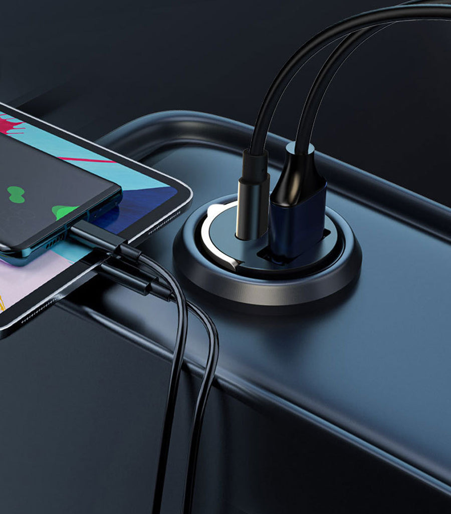 Mini 2-in-1 100W Fast Car ChargerâĄ