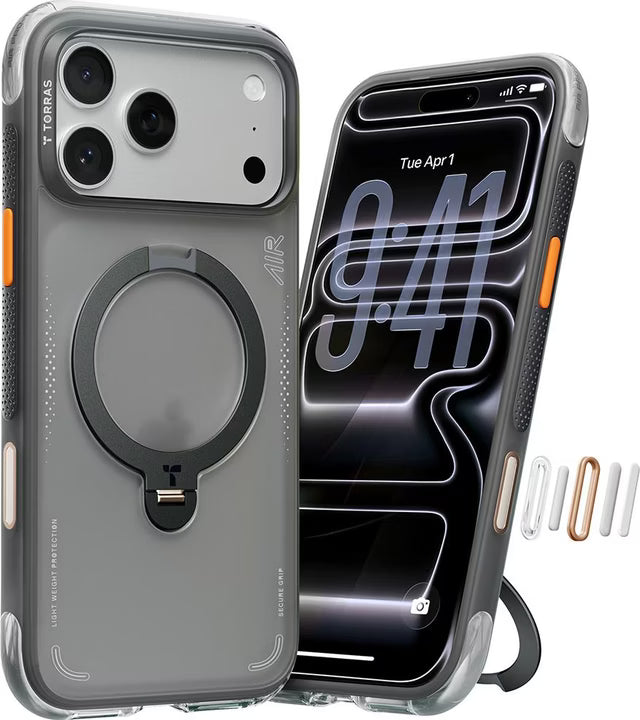 TORRAS Ostand Q3 Air Series Phone Case for iPhone 17