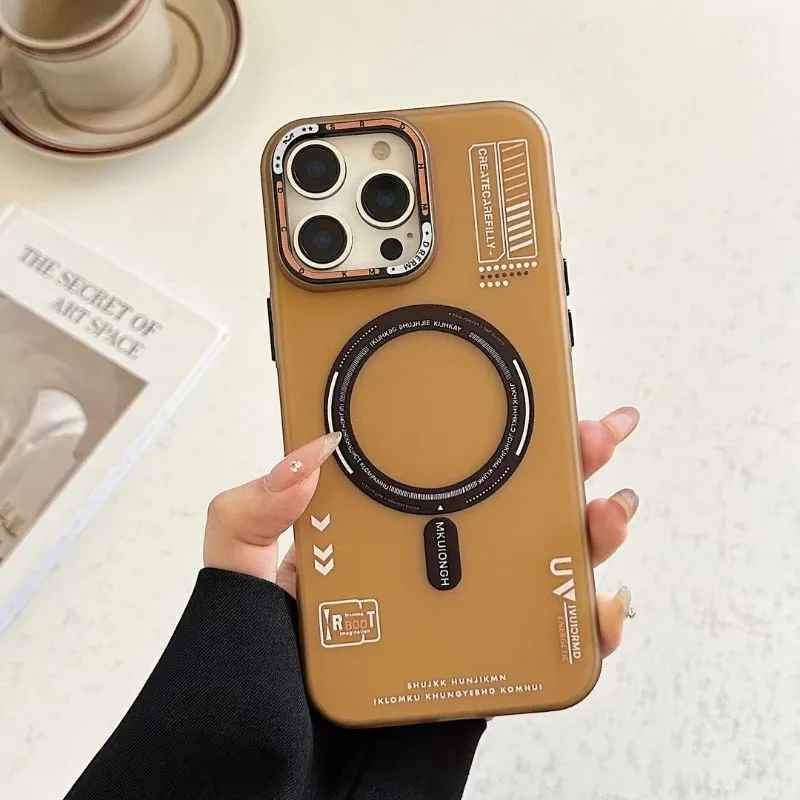 FrostMag Elite™ Matte Magnetic MagSafe Case with Metal Lens Frame & Buttons – For iPhone