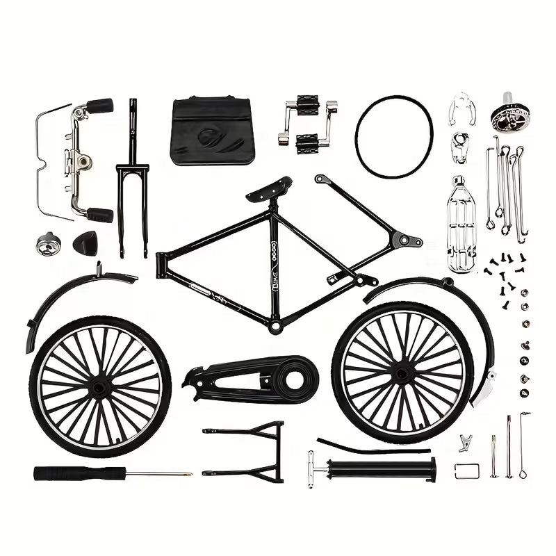 Diecast Retro Bicycle Toy