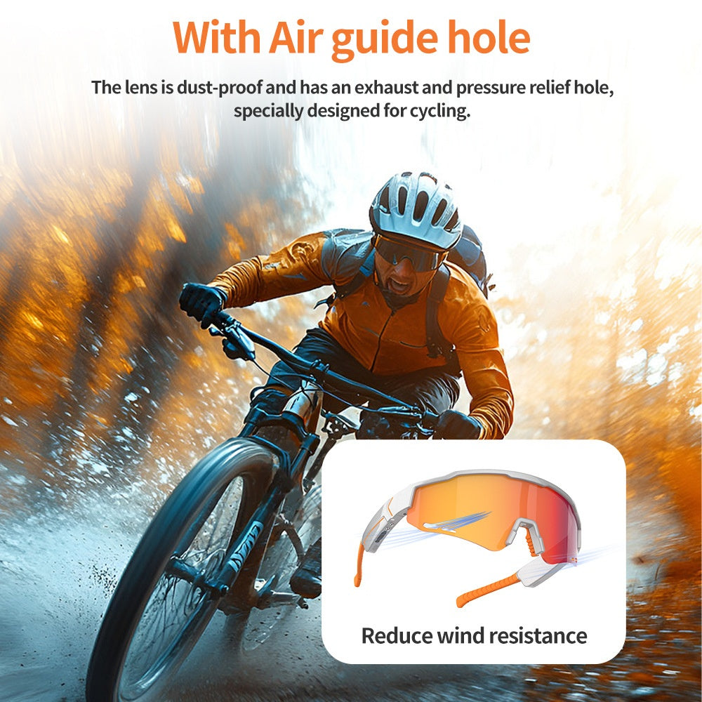 Smart Bluetooth Cycling Sunglasses – Music & Call Polarized Sports Glasses