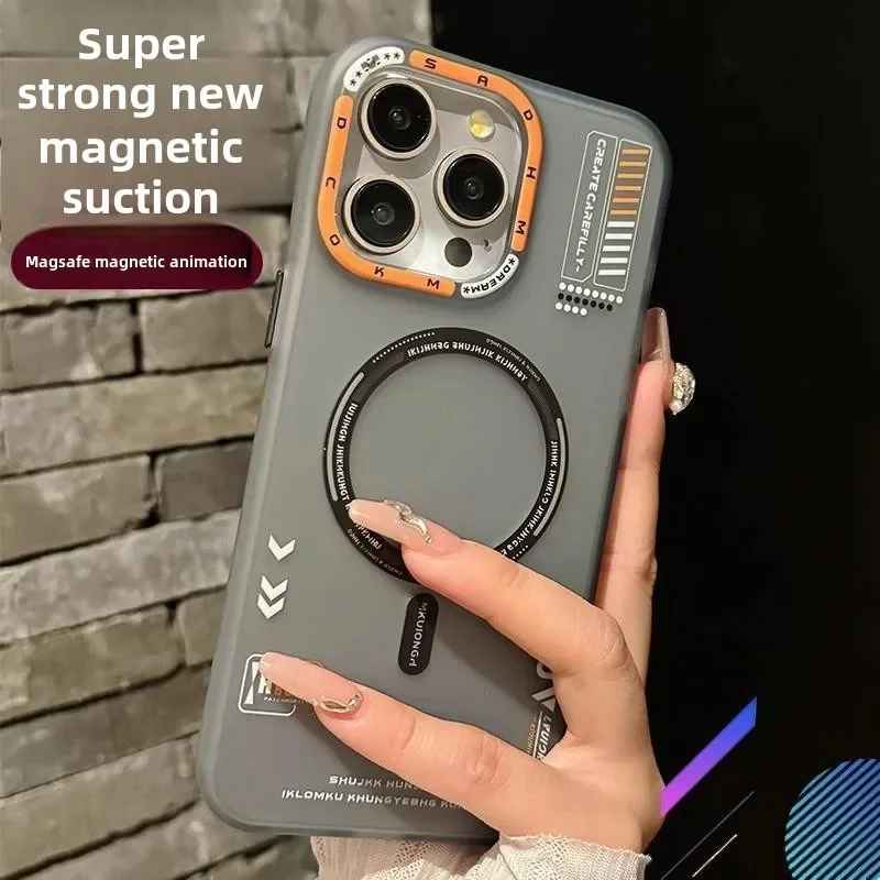FrostMag Elite™ Matte Magnetic MagSafe Case with Metal Lens Frame & Buttons – For iPhone