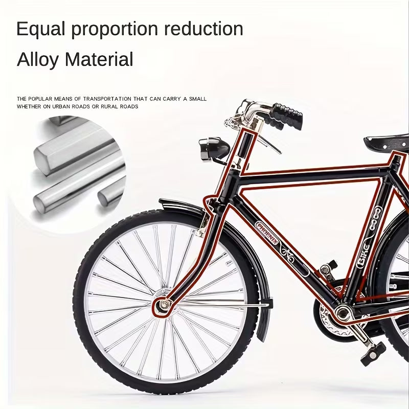 Diecast Retro Bicycle Toy
