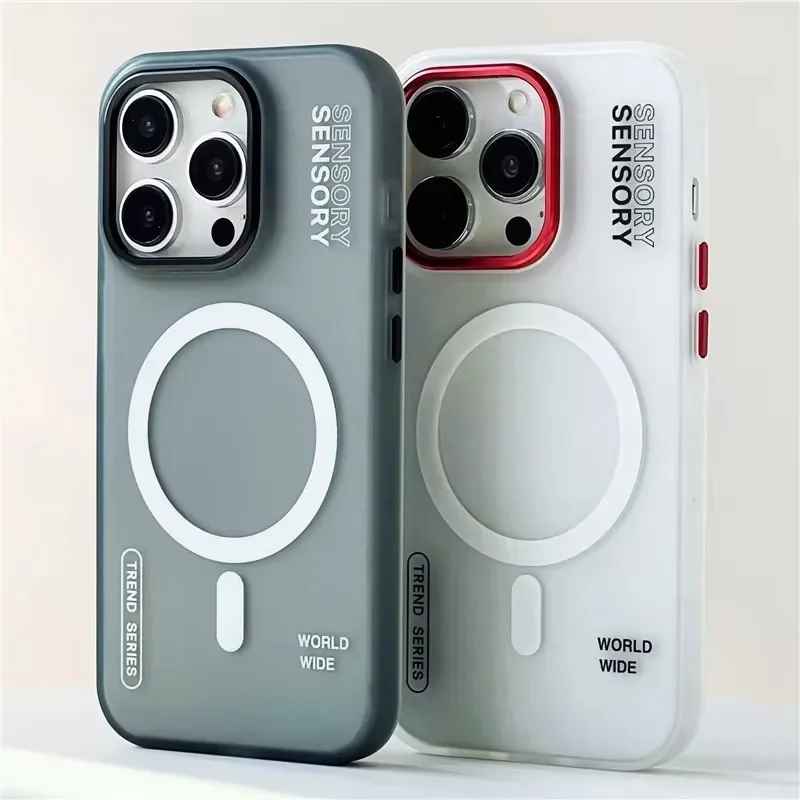 MagArmor MagSafe™ Matte Magnetic Shockproof Case with Metal Lens Guard – For iPhone