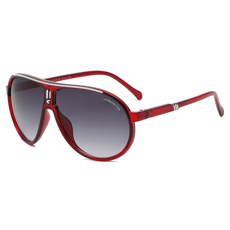 Casual Sunglasses White Red Blue Anti-Radiation Leisure Sport Spectacles Fashionable