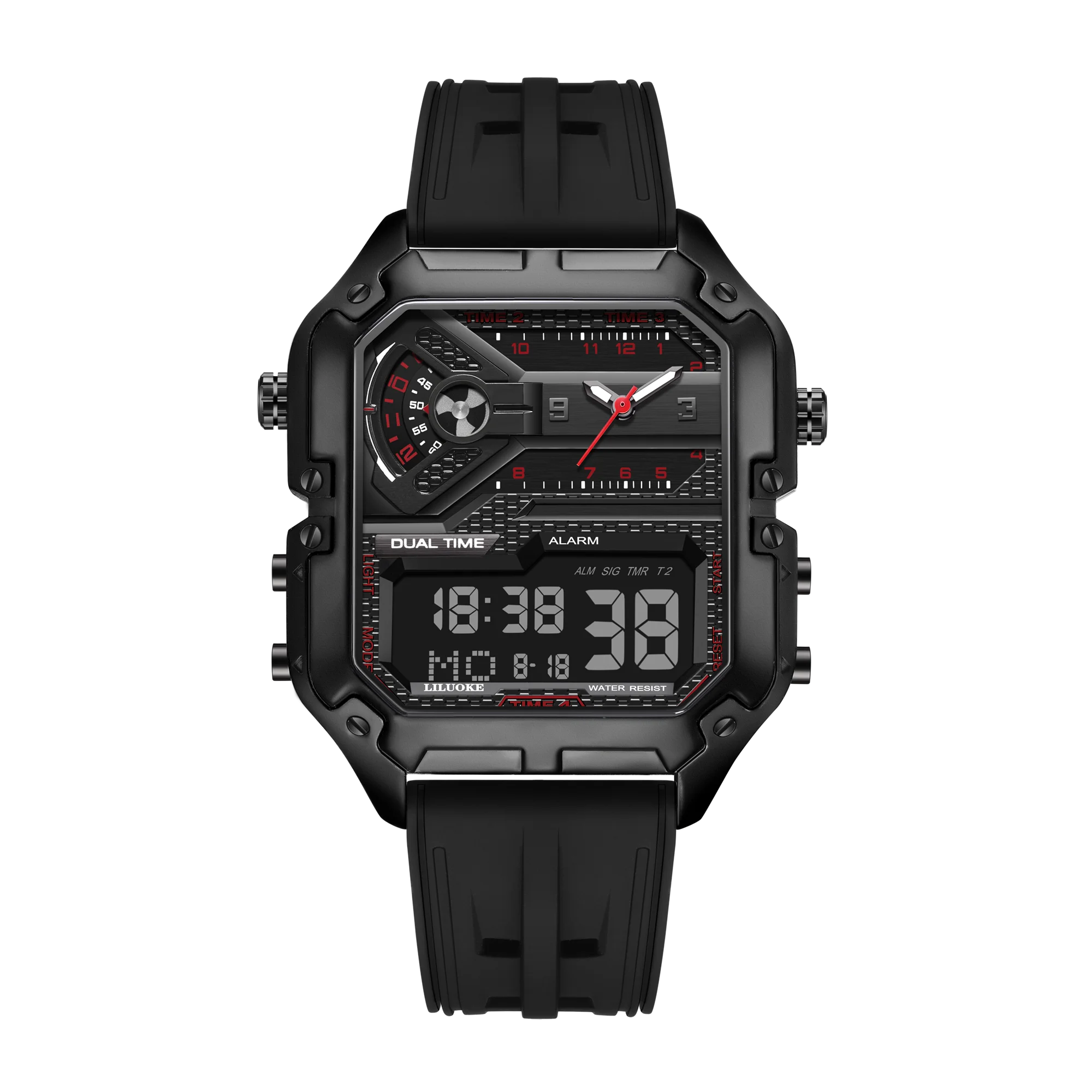 LILUOKE Man Watch Quartz Movement Waterproof Watches for Man Summer Rejos