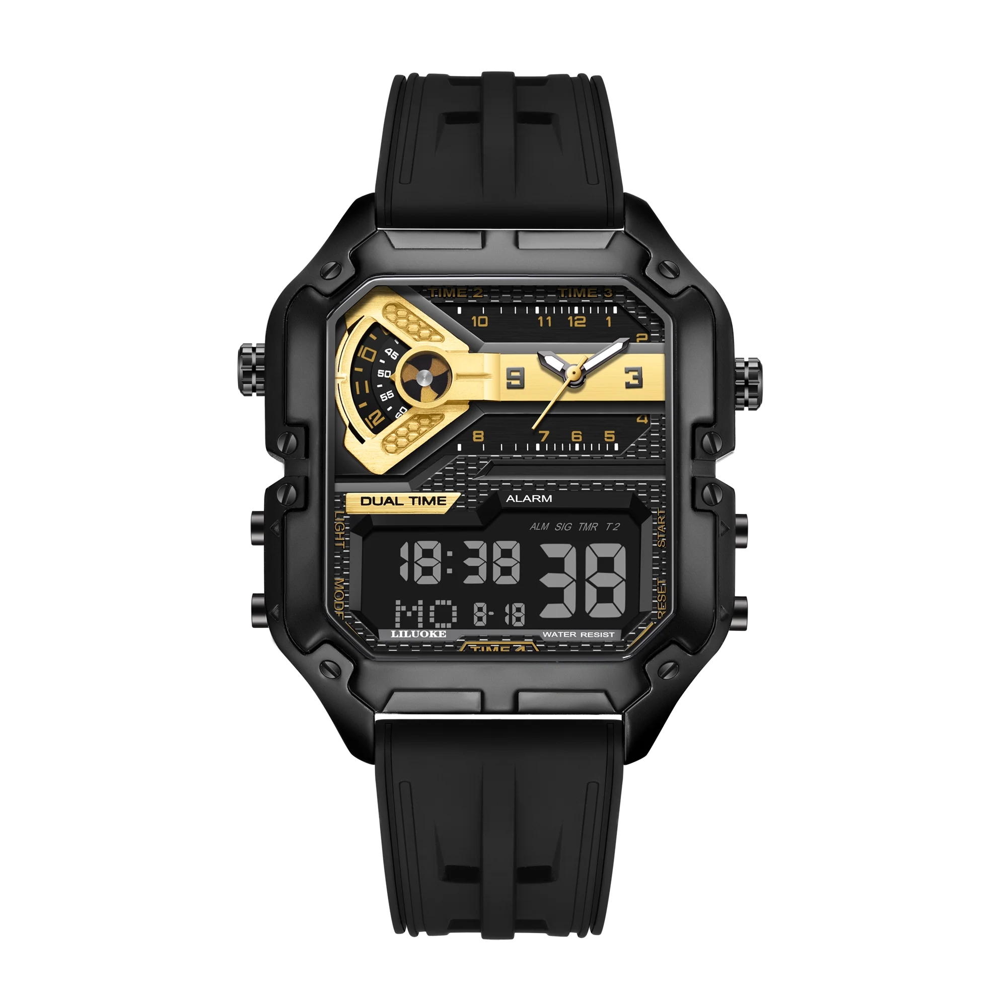 LILUOKE Man Watch Quartz Movement Waterproof Watches for Man Summer Rejos